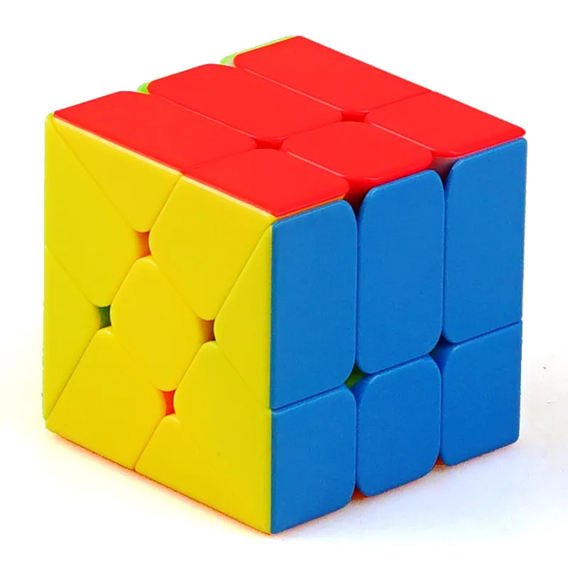 YongJun YJ speed 3X3X3 Fisher Cube, магические кубики, скоростная головоломка, Обучающие Развивающие игрушки для детей, cubo magico - Цвет: FengHuolun