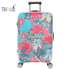 TRIPNUO толстый Дорожный Чехол для чемодана с цветами, защитный чехол для багажника, подходит для чемодана 19 ''-32'', эластичный