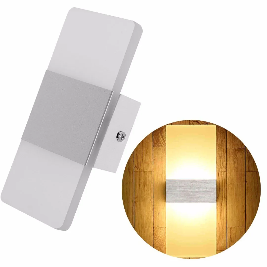 2019 Newest Modern LED Wall Light Up Down Cube Indoor Outdoor Sconce Light Lamp Decoration