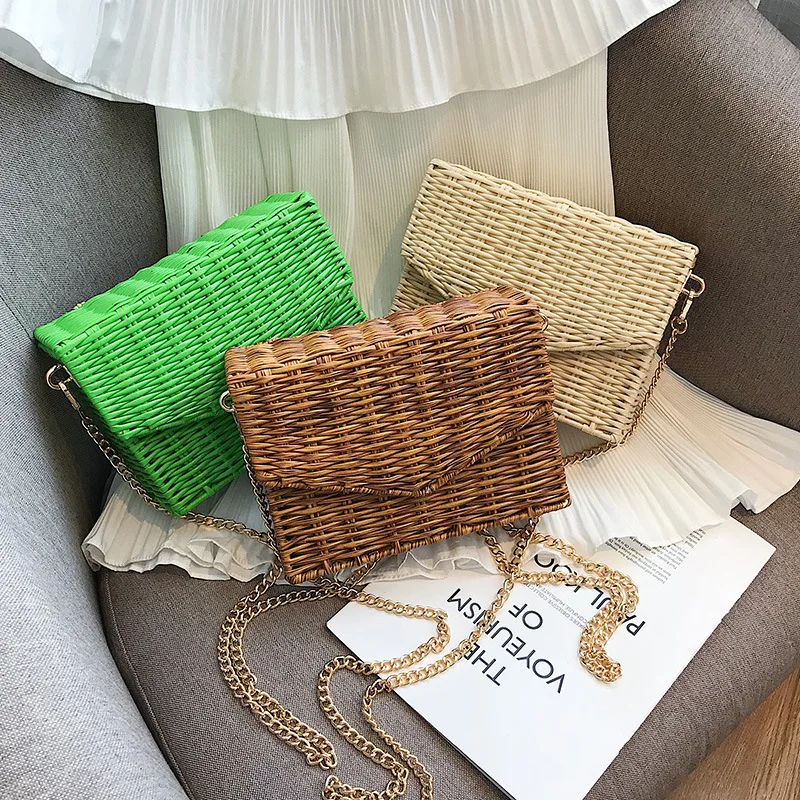 

Female Crossbody Bag For Women 2019 Quality PU Leather Luxury Handbag Designer Sac Main Ladies Knitting Shoulder Messenger Bag