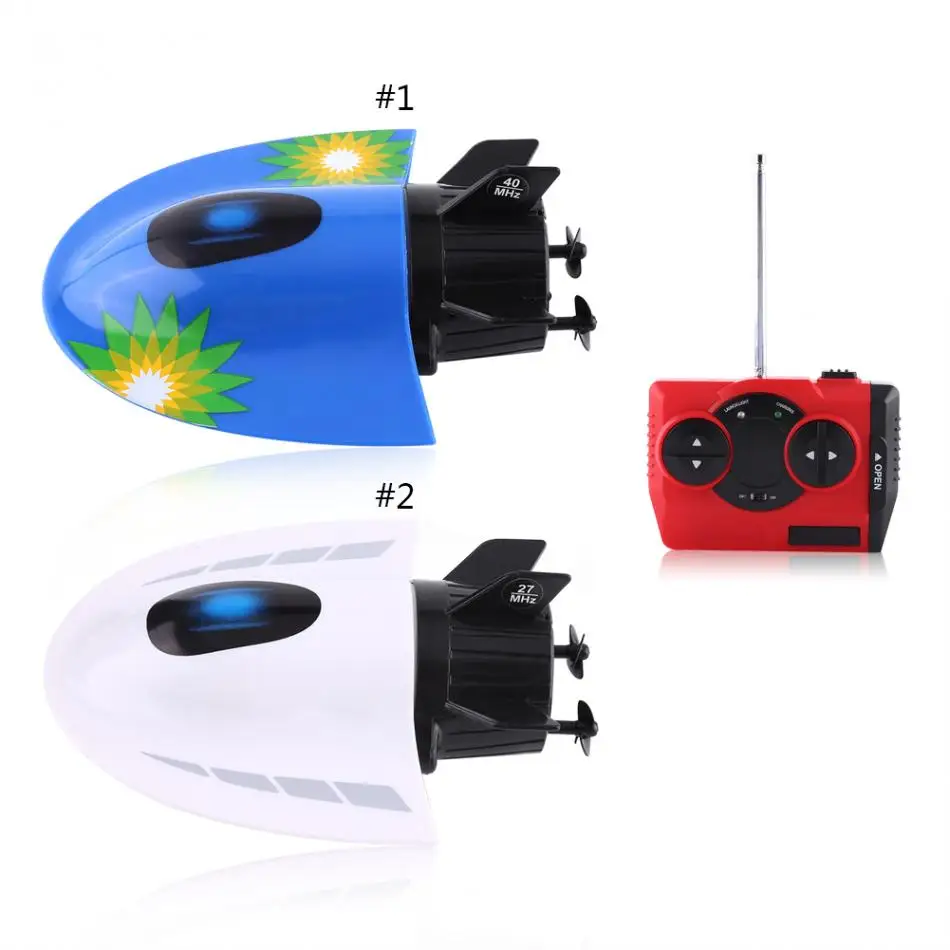 RC Submarine Mini Remote Control Ship For Fishing Underwater
