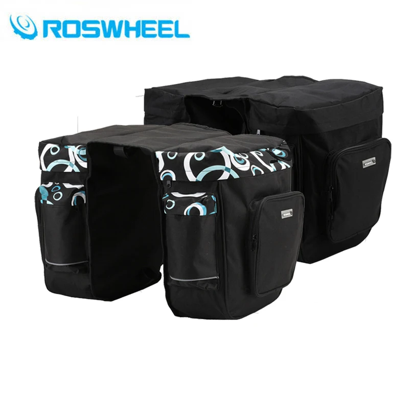 Best ROSWHEEL New 30L Cycling Bike Bags MTB Bike Rack Bag Road Bicycle Pannier Rear Seat Trunk Bag Bicycle Accessories 0