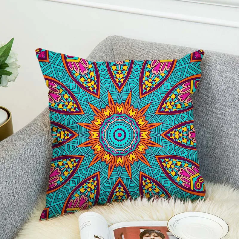 

Mandala Double-side 3D digital print pattern Pillowcase Decorative Body Pillow Case Plain Design Qualified Bedclothes PC569