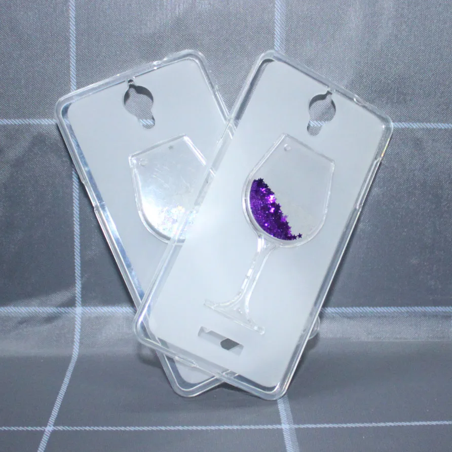 

Red Wine Cup Dynamic Liquid Bling Glitter Quicksand Moving Star Cover For Coolpad Sky 3/Coolpad 2 E502 5.5 ''3D Cup Phone Case