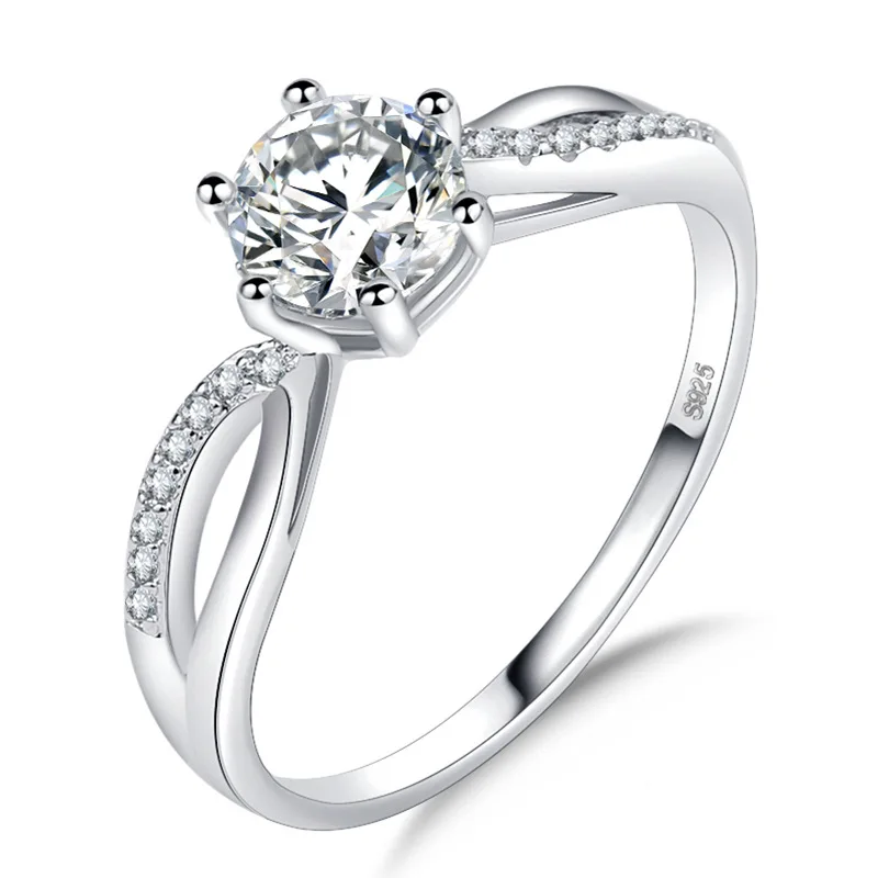 

Hollow Wedding Ring for Women Micro-inlaid Simulation Drill Ring Fashion Jewelry Birthday Engagement Love Ring Birthday Gift