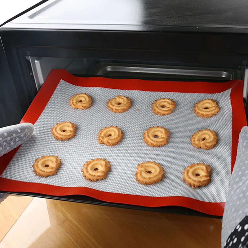 Non-Stick Silicone Baking Mat For Cake Cookie Baking Liner Cooking Kitchen Tools Accessories Dough Teflon Mat Bakery Tools