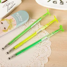 6 шт./лот Корея канцелярские творческий Клевер гелевая ручка свежий черный бриллиант ручка Канцелярские Новинка подарок Офис Школьные принадлежности