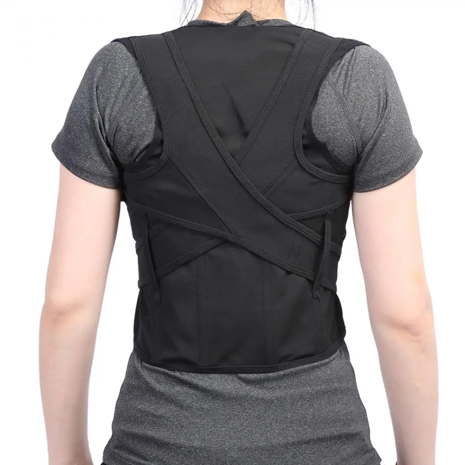 

AOFEITE Adjustable Adult Children Back Corset Spine Support Belt Back Waist Lumbar Shoulder Support Brace Posture Correction