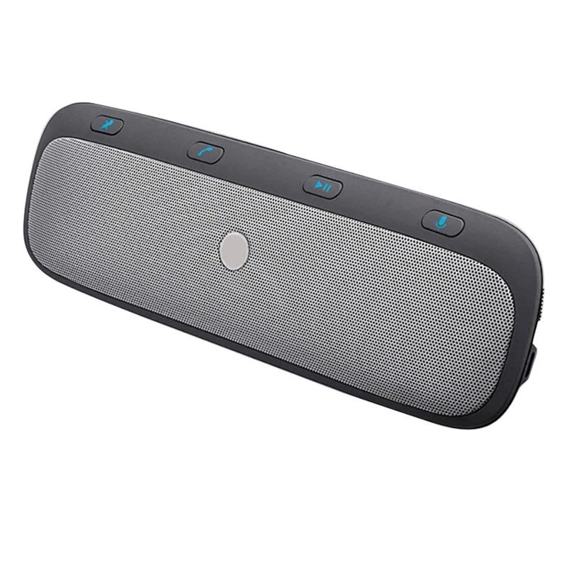 

Sun Visor Multipoint Wireless Bluetooth Handsfree Calling Car Kit Speakerphone Audio Music Speaker For Smartphones
