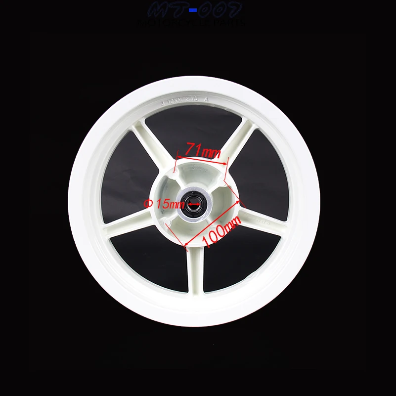 High quality Wheel Rim Front and Rear that 15mm hole 2.75-12inch Front & 3.50-12 Rear Dirt bike Pit Bike 12inch Vacuum