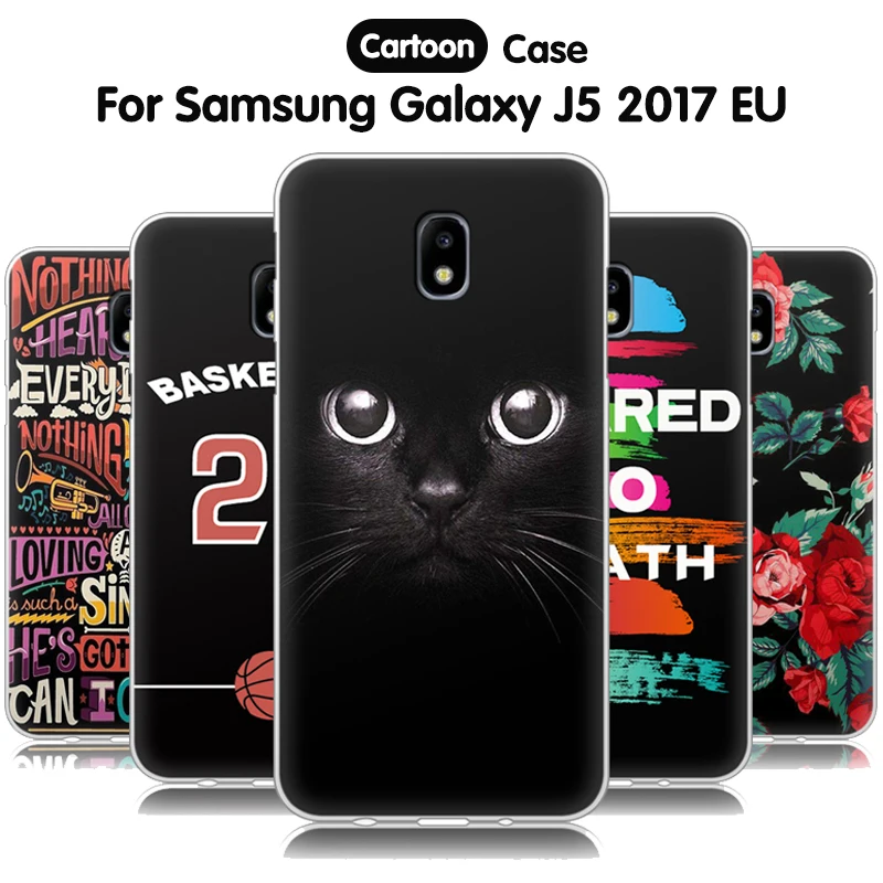 

EiiMoo Phone Cover For Samsung Galaxy J5 2017 J530 J530F EU European Version Silicone Case For Samsung Galaxy J 5 2017 Case Capa