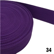 34 Purple 20mm 25mm 38mm 50mm wide Imicka webbing