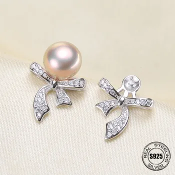 

Genuine 925 Sterling Silver Earrings Ear Clip Ear Hook DIY Handmade Ear Jewelry Materials Accessories