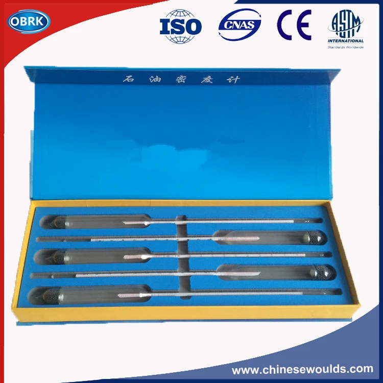 

Petroleum Densimeter 5PC Oil Density Meter Oil Hydrometer Oil Densitometer