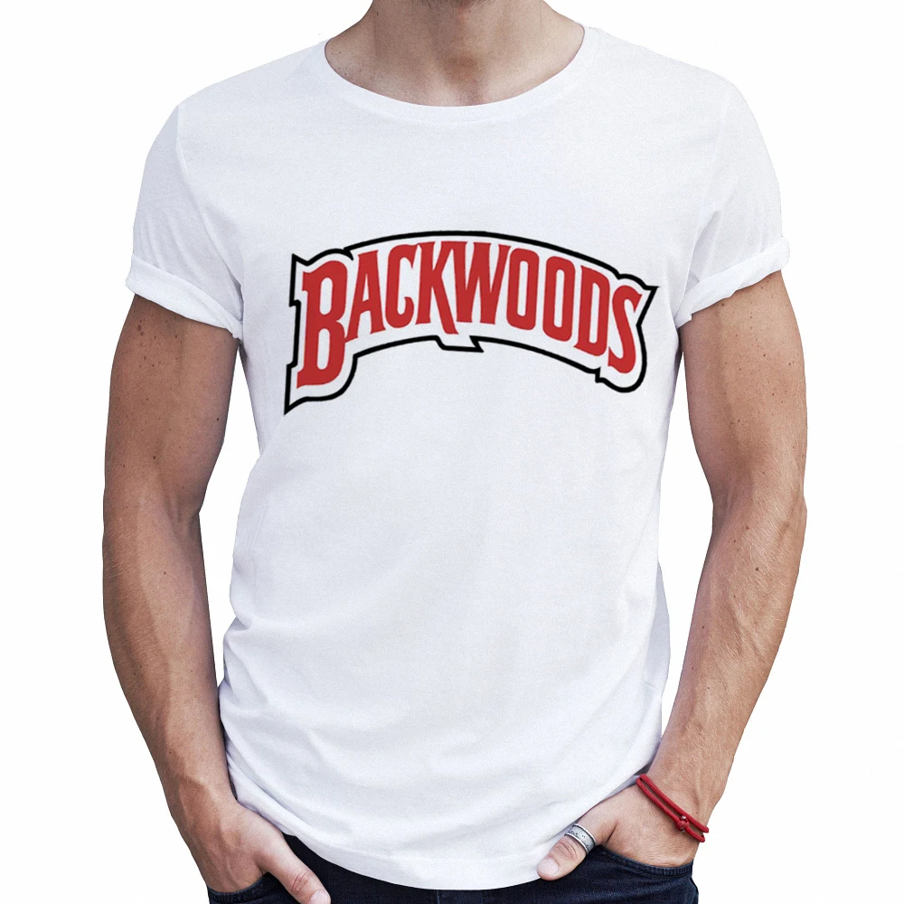 High Quality Hip Hop Male T shirts Backwoods Mens Fashion White T Shirt