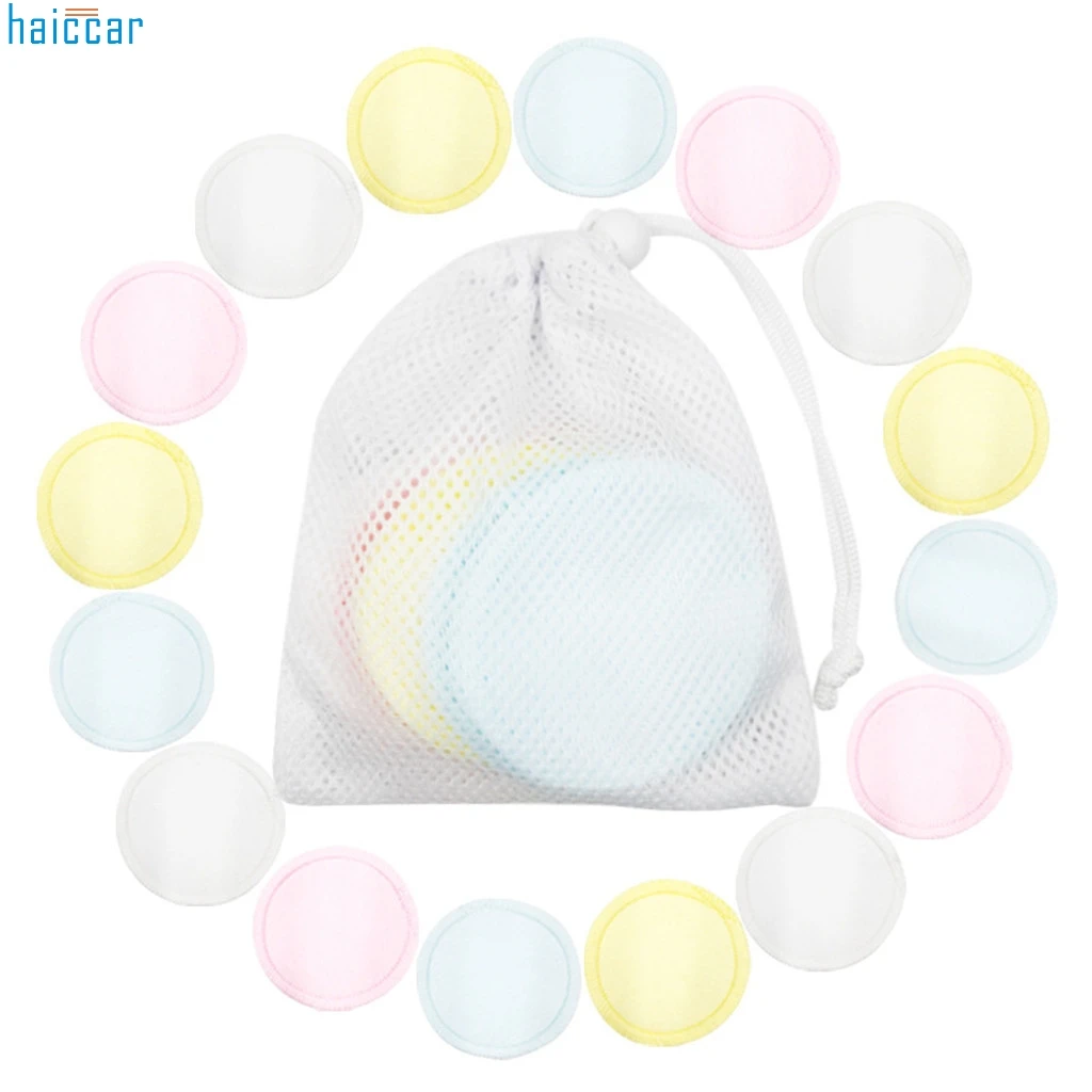 

Cotton Makeup Remover Pads Reusable Soft Facial Skin Care Wash Pads Wipes Face8/12/16/20 Pcs #39