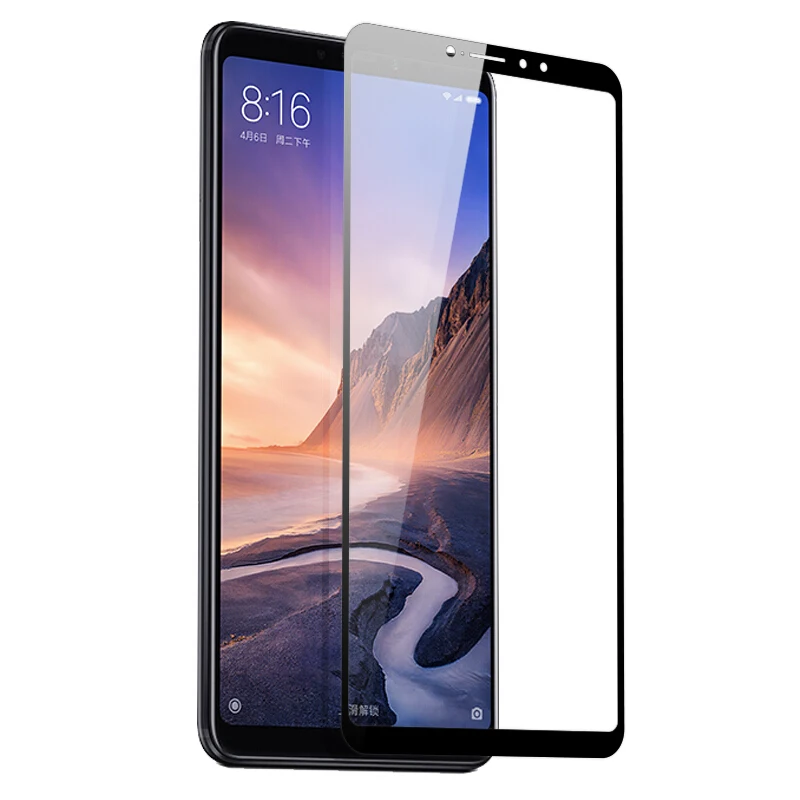 Mi max 3 стекло для Xiaomi mi Закаленное пленка MOFI Полное покрытие защита экрана 2.5D