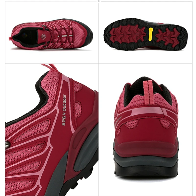 Trekking Camel Traspirante 2018 Donna rosso scuro Antiscivolo Morbido Professionale Shoes Outdoor Viola Novità Sport Climbing vxwrvBq0