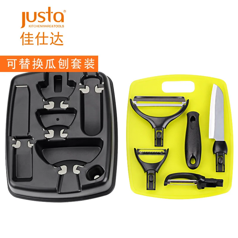 

Replaceable multi-functional peeler
