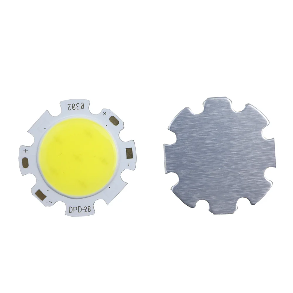 10/50/100 шт. LED COB чип 3 Вт/5 Вт/7 Вт/10 Вт/12 Вт источник света круглый для точечного