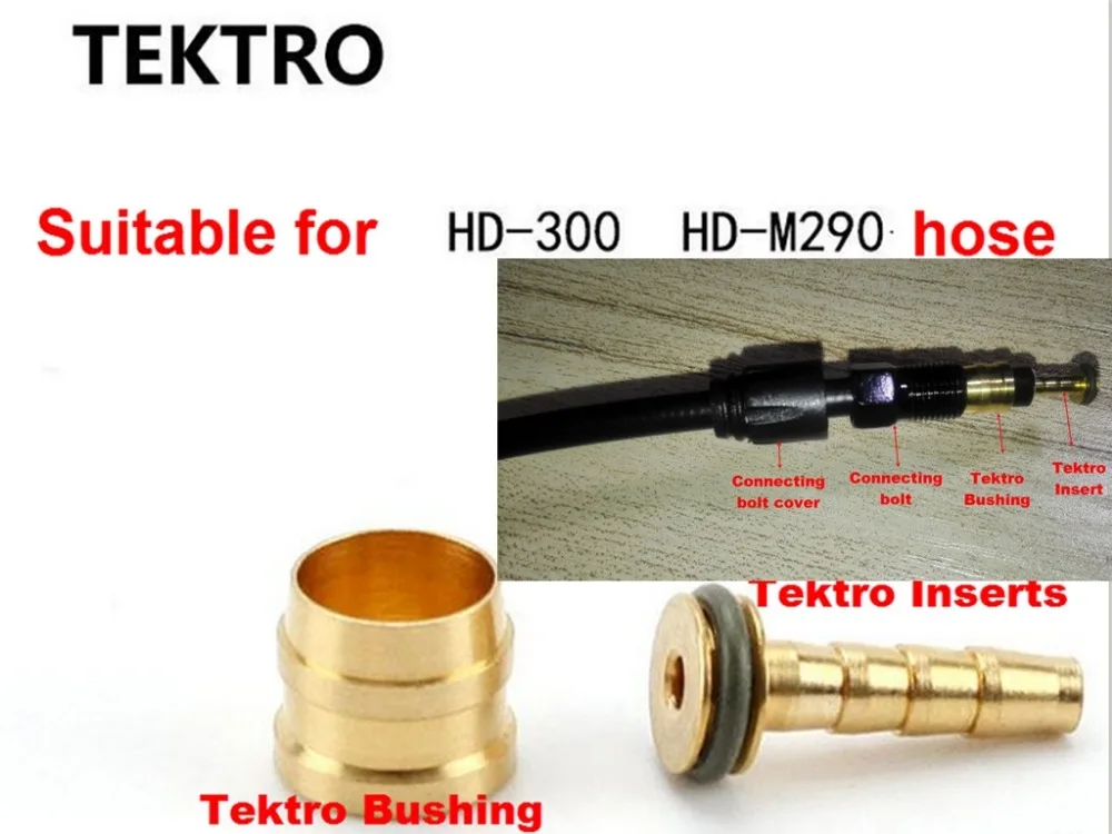 

8pcs/lot bicycle brake cycle Hydraulic disc brake Olive Connector Insert suit set KIT for Tektro bike Hydraulic disc brake hose