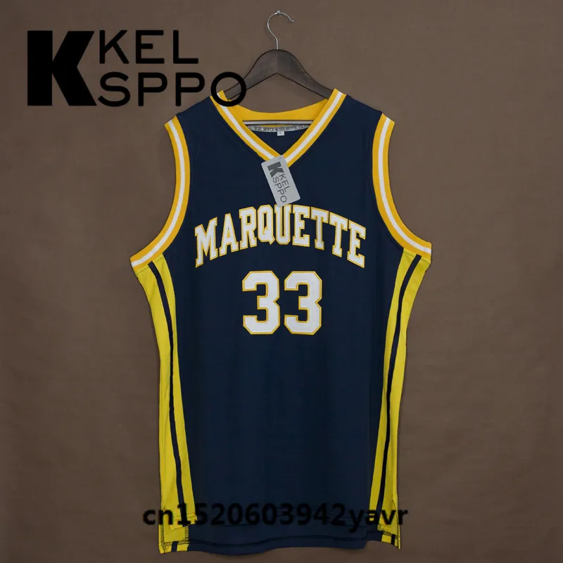 Custom Adult Throwback Basketball Jerseys 33 Jimmy Butler Marquette Embroidered Basketball