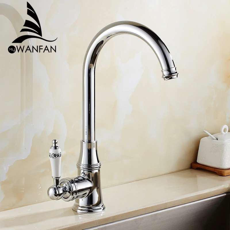 Kitchen Faucets Single Lever Faucet 360 Rotate Deck Mounted Kitchen Faucet Torneira Single Holder Single Hole Mixers Taps MH-03 Kitchen Faucets Single Lever Faucet 360 Rotate Deck Mounted Kitchen Faucet Torneira Single Holder Single Hole Mixers Taps MH-03