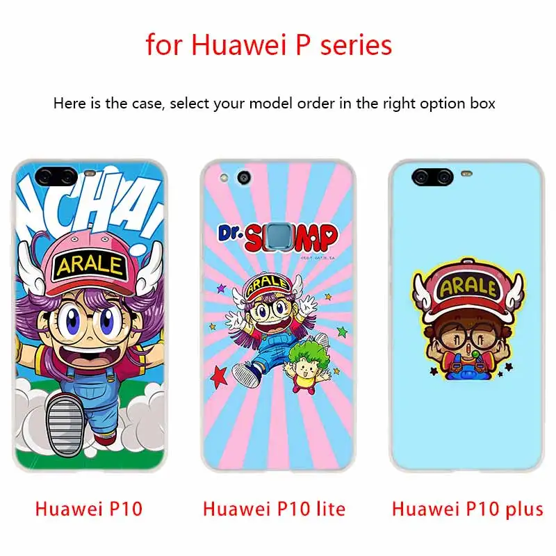 Arale аниме Kawaii чехол для телефона Huawei P40 P9 P10 P20 P30 Lite чехлы Pro P Smart 2019 мягкий