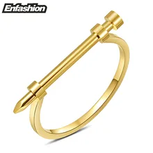 Enfashion noeud brazalete chapado en oro brazalete de la pulsera para las mujeres pulsera de uñas tornillo cuff pulseras brazaletes pulseiras manchette