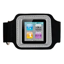 Высокое качество Черный спортивный нарукавник Бег Тренажерный зал чехол для Apple iPod Nano 6th Gen