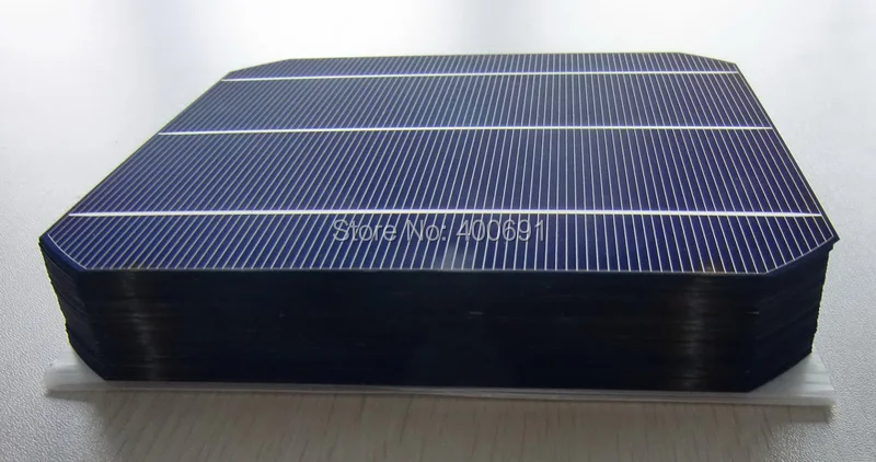 Eficiência de Células Usado para o Painel 19% de Alta Mono de 156mm Lote Grau Monocristalino Célula Solar 6x6 Solares 4.5 w 0.5 v 50 Pçs - Top 6 Solar 6x6, 19% de Alta Eficiência de