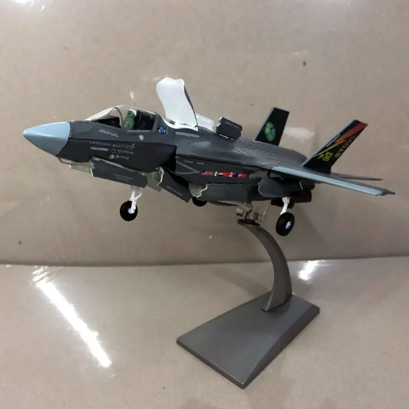 WLTK 1/72 масштаб военная модель игрушки F-35B молния II Joint Strike Fighter BF-01 STOVL литой металлический самолет модель игрушки для подарка