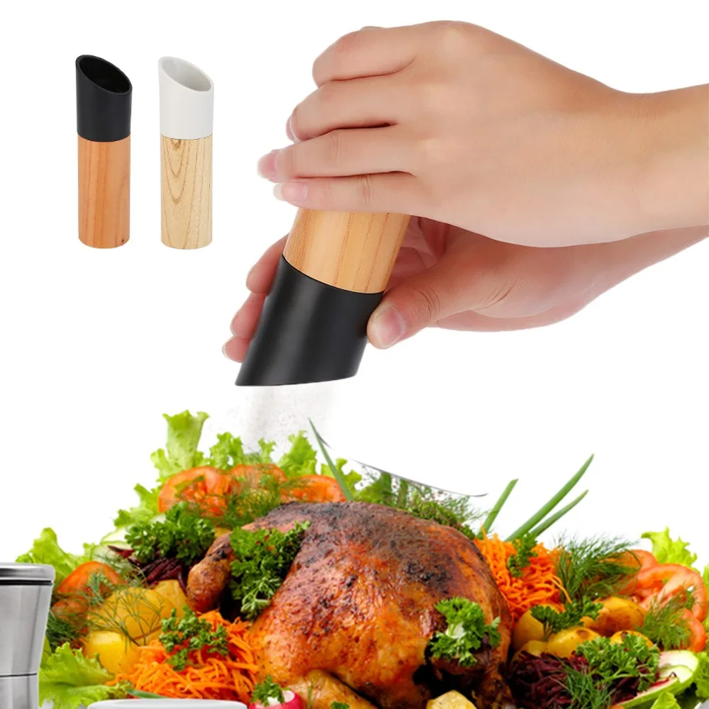 Wooden Pepper Grinders Kitchen Accessories Cooking Tools Salt Pepper
