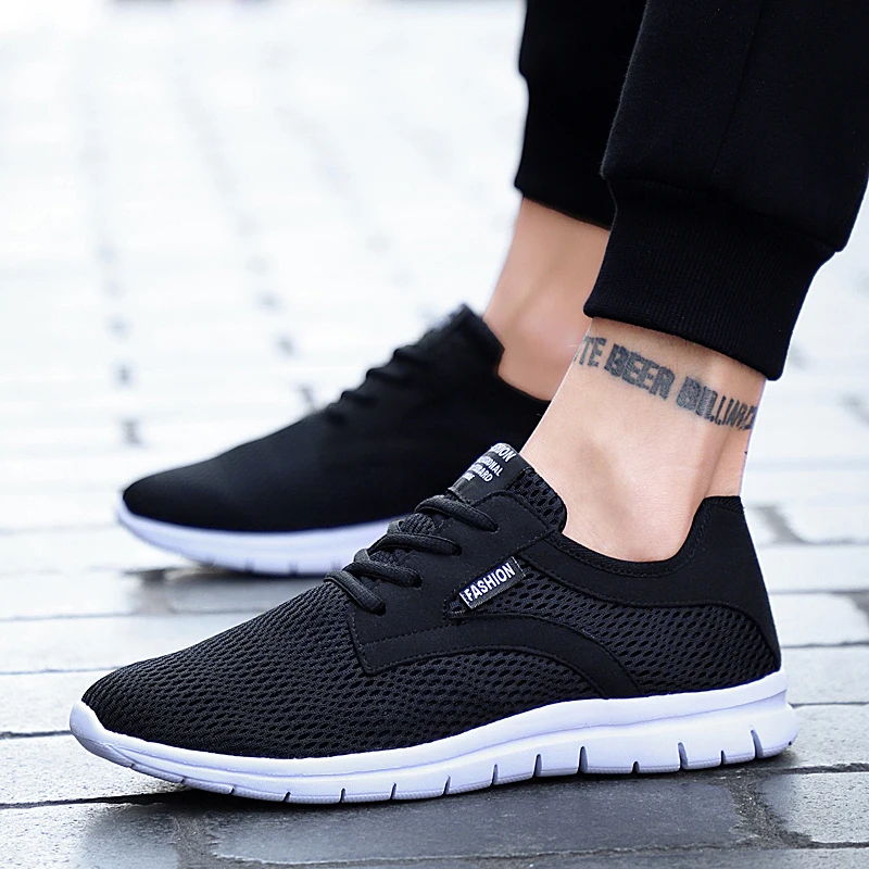 

2018 New Summer Men Walking Shoes Outdoor Jogging Training Shoes Sports Sneakers Men Breathable Mesh Shoes