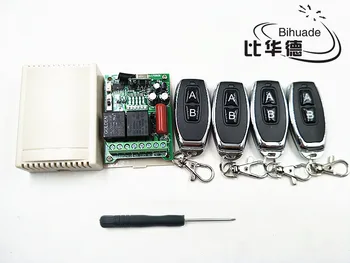 

433Mhz Remote Controls 2 channel rf wireless remote control relay switch 1527 220V 433mhz Relay Module Learning Code 1527