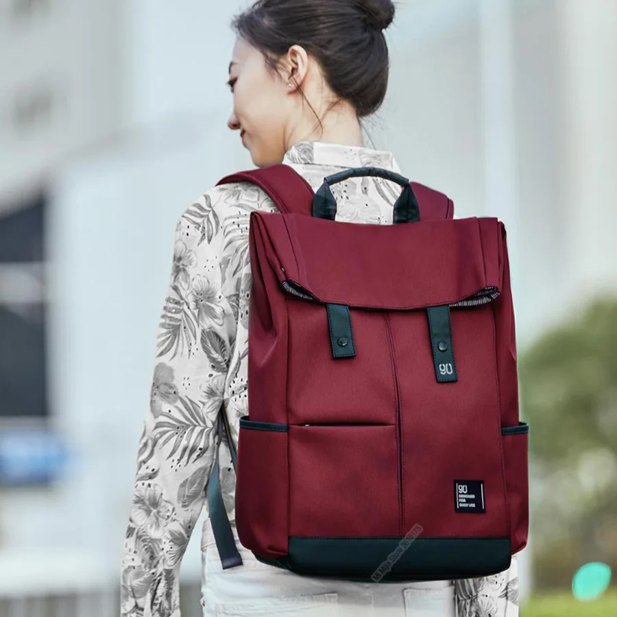 Xiaomi Youpin 90Fun рюкзак для колледжа, Повседневная сумка, Большая вместительная сумка, костюм от 14 до 15,6 дюймов, ноутбук для студентов колледжа
