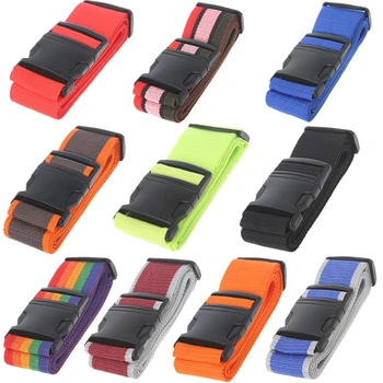 

Adjustable Personalise Travel Luggage Suitcase Lock Safe Belt Strap Baggage Tie