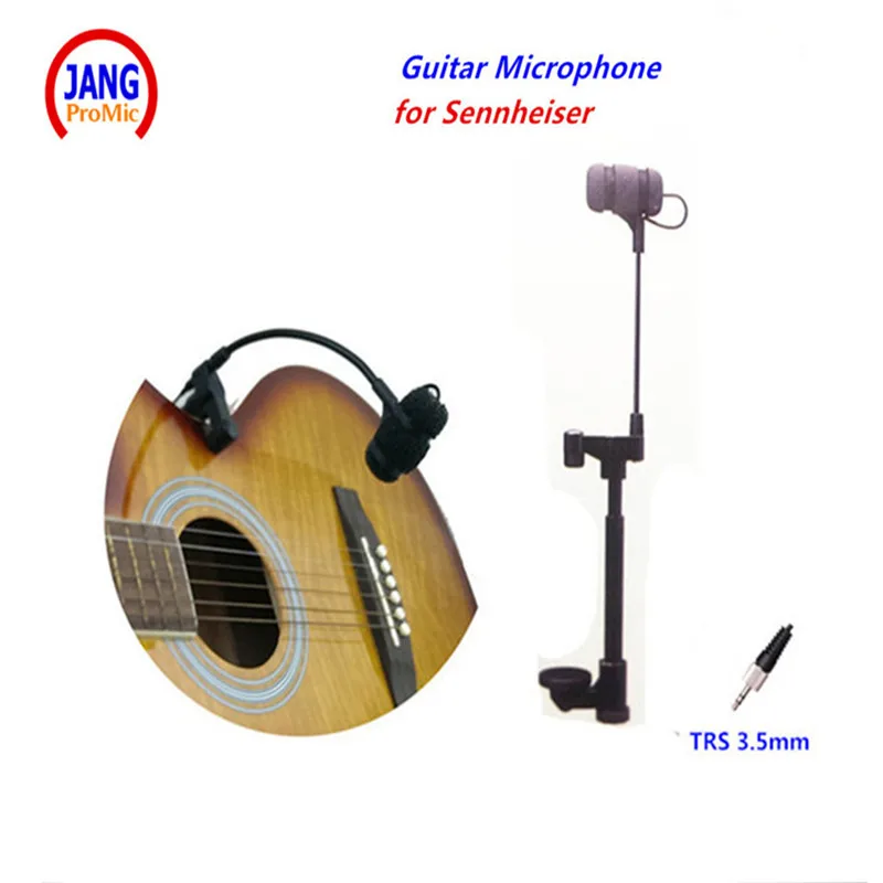 Professional Instrument Guitar Microphone Condenser Clip Microfone for Sennheiser Wireless System TRS 3.5mm Mikrofon Professional Instrument Guitar Microphone Condenser Clip Microfone for Sennheiser Wireless System TRS 3.5mm Mikrofon
