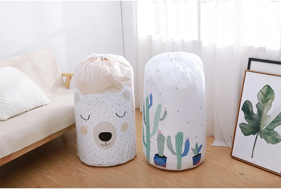 Large Organizer Storage Bag Clothes Packaging Toy Packing Bag Quilt Closet Clothing Storage Bags For Pillow Blanket Bedding (8)
