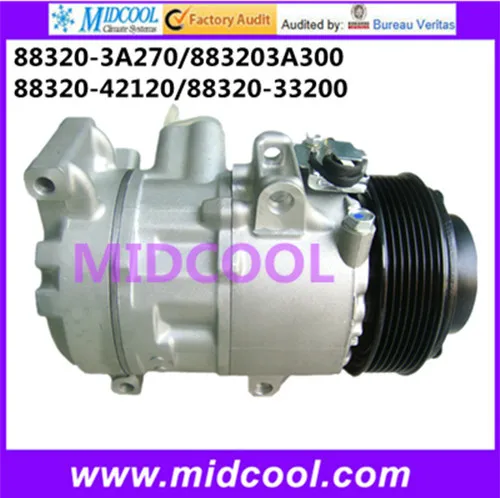 

HIGH QUALITY AUTO AC COMPRESSOR 6SEU16C FOR 88320-3A270/883203A300/88320-42120/88320-33200