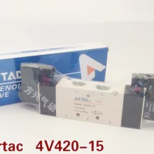 1/" bsp 5 Путь 2 Позиция Пневматический Электромагнитные клапаны Air Управление Клапан 4v420-15 AC 220 В