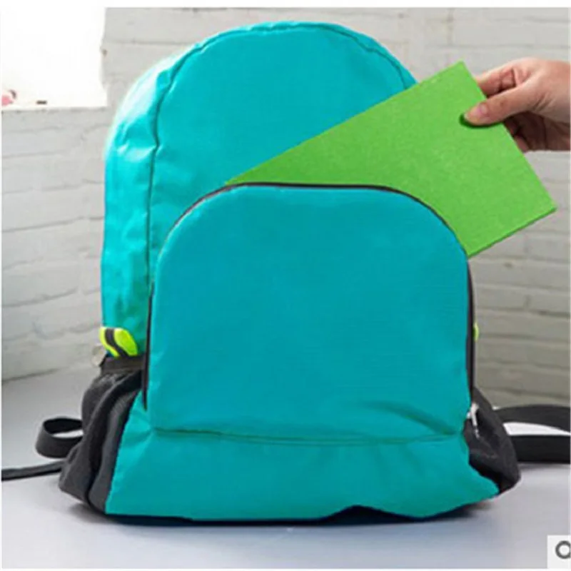 Outdoor travel ultra-light foldable skin bag Korean version portable waterproof travel backpack boys and girls schoolbag