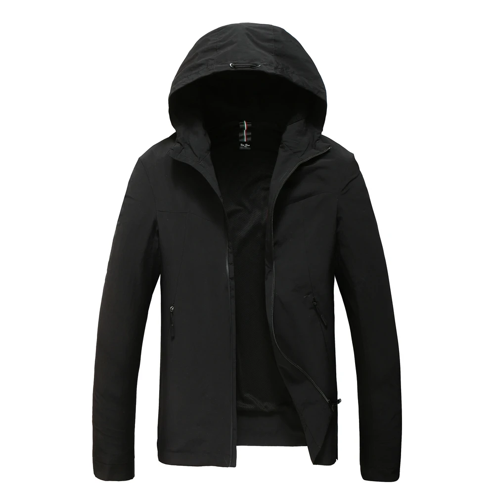 2018 Autumn Men's Hooded Jacket Streetwear Chaqueta hombre Male Causal Zipper Jackets Thin Outwear Coat Windbreak Waterproof 2018 Autumn Men's Hooded Jacket Streetwear Chaqueta hombre Male Causal Zipper Jackets Thin Outwear Coat Windbreak Waterproof