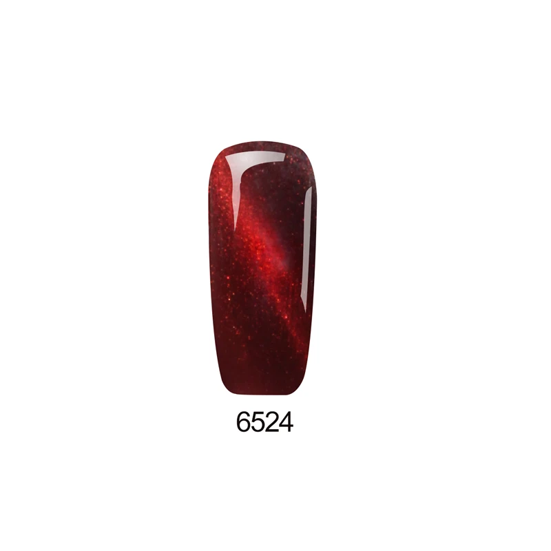 Docaty 7 мл лаковый Гель-лак магнитный 3D красный кошачий глаз Гель-лак для ногтей Полупостоянный лак для ногтей 6 цветов УФ-лак для ногтей на выбор - Цвет: 6524