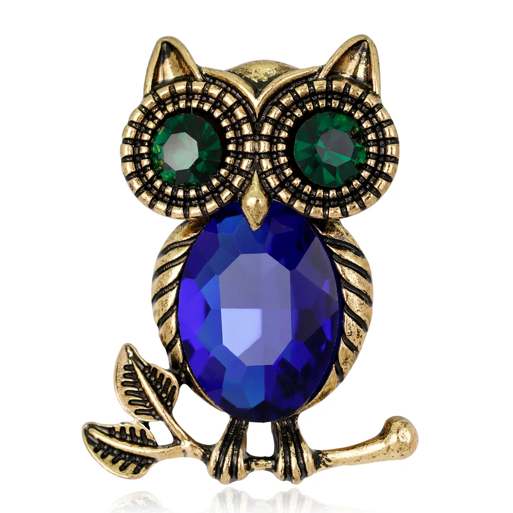 2019 Natural animal Brooch owl Brooches For women wedding Brooch ...