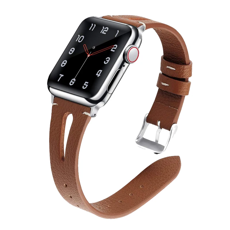 

strap for apple watch 4 band 44mm 40mm 42mm 38mm correa iwatch series 4/3/2/1 bracelet Genuine Leather watchband accessories