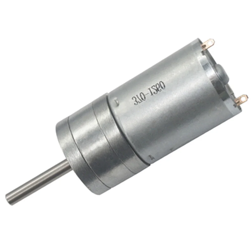 Микро DC мотор-редуктор 6V 12V 24V длина вала 25MM низкая скорость 12 до 1360RPM Регулируемая скорость Обратный для DIY микро смарт-устройства