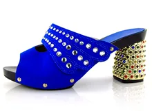 KL1609 Italienische schuhe für leder, Königsblau schuhe für Afrikanische hochzeit/.