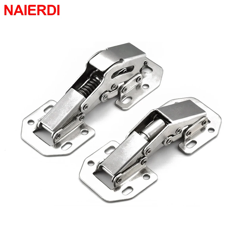 Naierdi Kitchen Cabinet Hinges 90 Degree No Drilling Hole