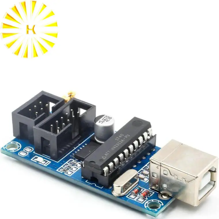 1 комплект USBTiny USBtinyISP AVR ISP программатор Bootloader Meag2560 UNO R3 с 10pin разъемом кабеля для
